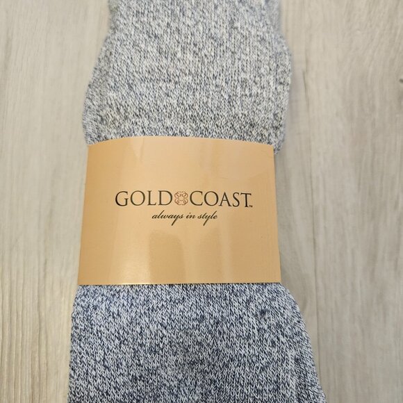 Gold Coast Men's Grey Thermal Socks 2pk NWT - Picture 1 of 3